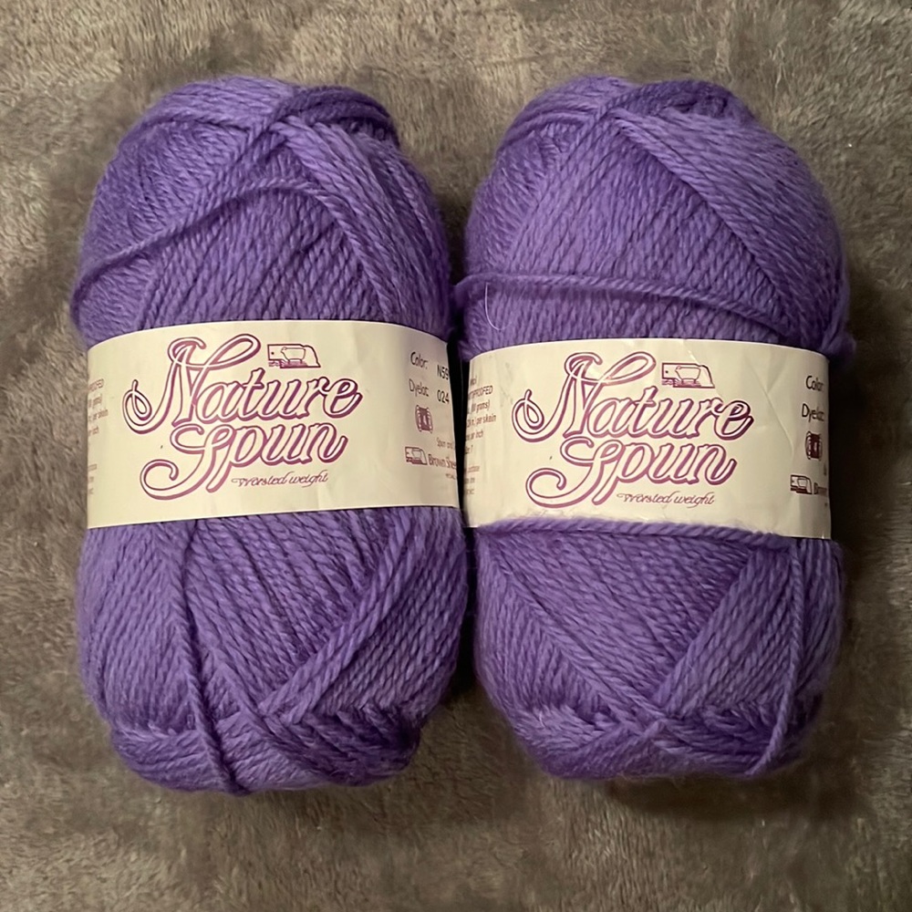 Nature spun butterfly blue yarn